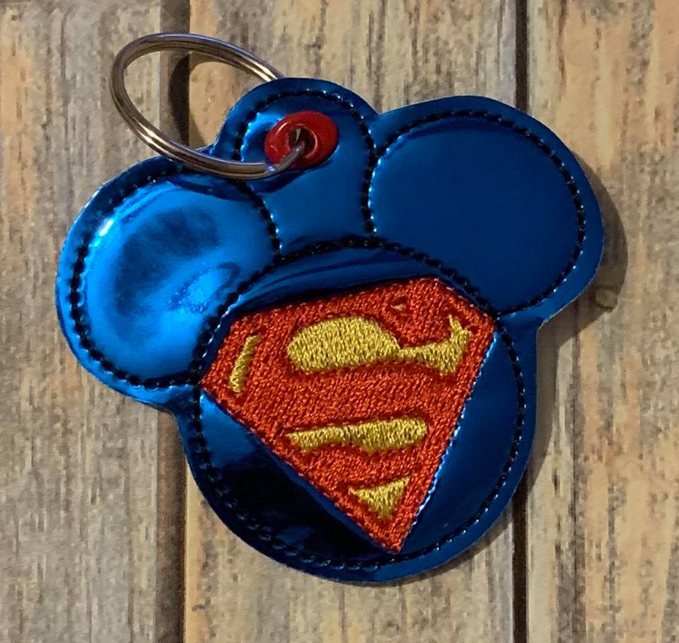 Super Hero Mouse Fobs - Embroidery Design - DIGITAL Embroidery DESIGN