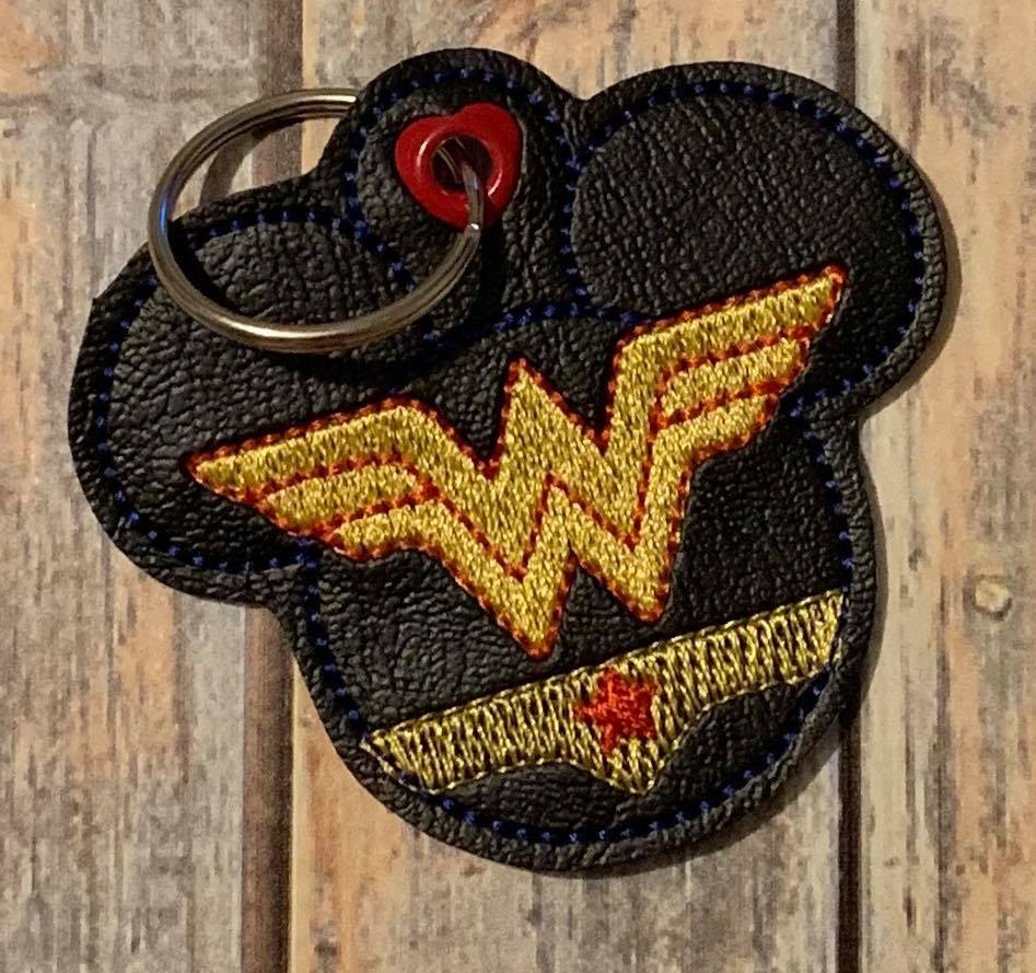 Wonder Hero Mouse Fobs -  Embroidery Design - DIGITAL Embroidery DESIGN
