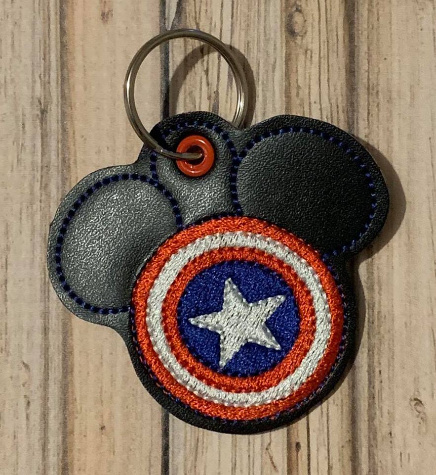 American Hero Mouse Fobs - Embroidery Design - DIGITAL Embroidery DESIGN