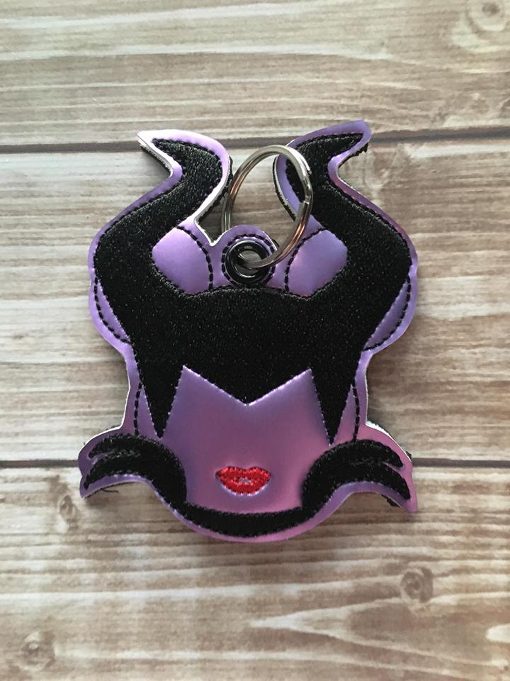 Mal Witch Villain Mouse Fob - Embroidery Design - DIGITAL Embroidery DESIGN