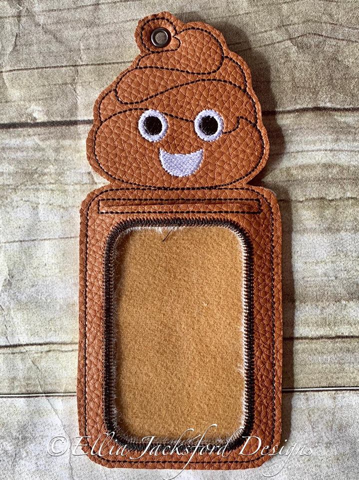 Stinky ID holder - Embroidery Design - digital Embroidery design