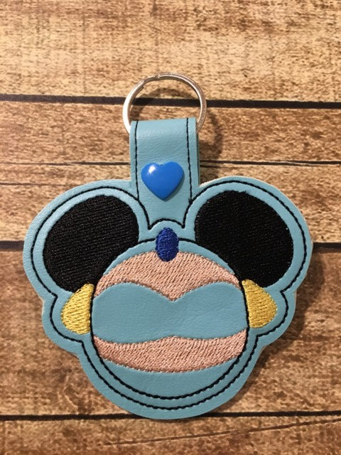 Magical Princess Mouse Snap Tab - Embroidery Design - DIGITAL Embroidery DESIGN