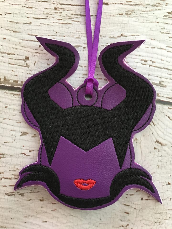Mal Witch Villain Ornament - Digital Embroidery Design