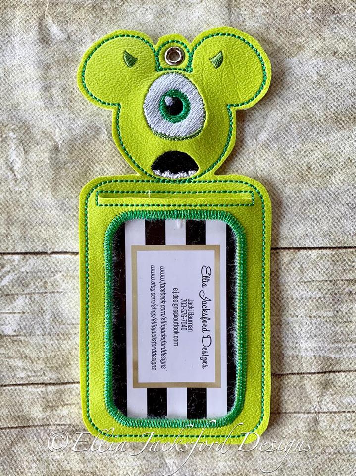 Best Friend Mikey Monster ID Holder 5x7 only