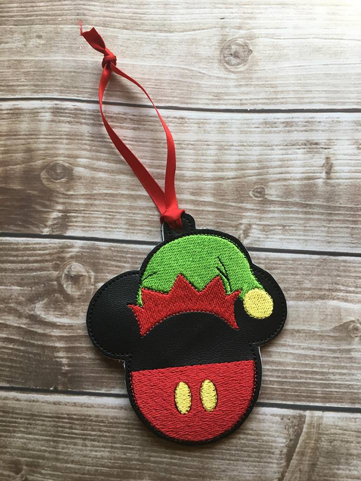 Mouse Elf Ornament - Embroidery Design - DIGITAL Embroidery DESIGN