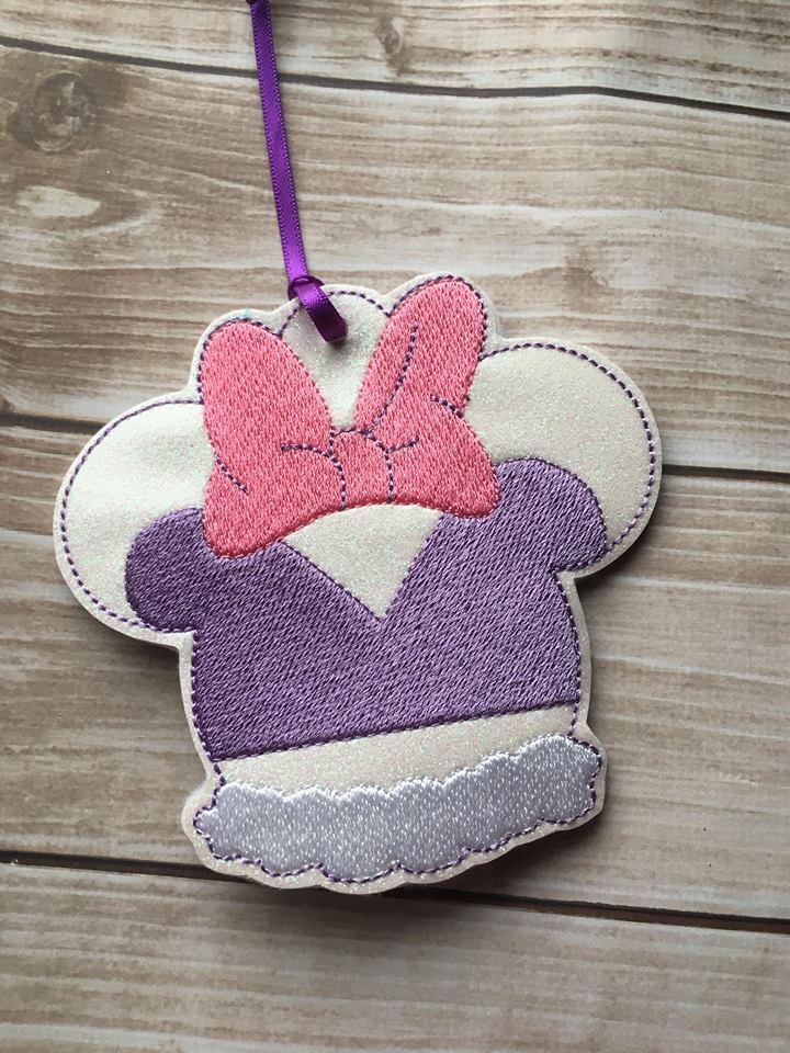 Duck Girl Mouse Ornament - Digital Embroidery Design