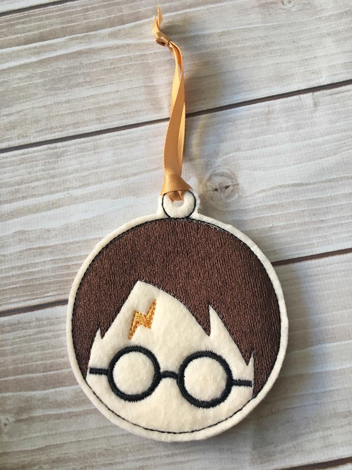 Wizard Boy Ornament - Digital Embroidery Design