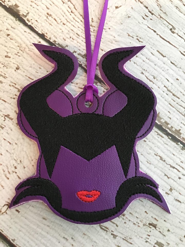 Mal Witch Villain Ornament - Digital Embroidery Design