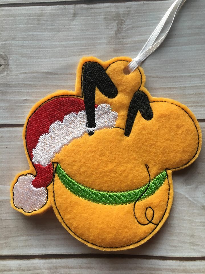Pluto Mouse Ornament - Digital Embroidery Design