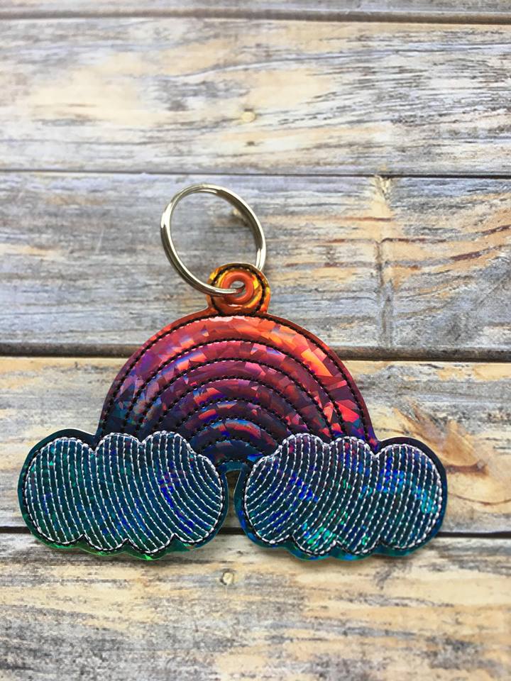 Rainbow Fobs - Embroidery Design - DIGITAL Embroidery DESIGN