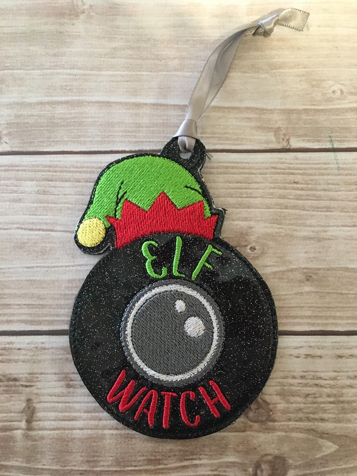 Elf Watch Ornament Set 4x4 and 5x7 Grouped