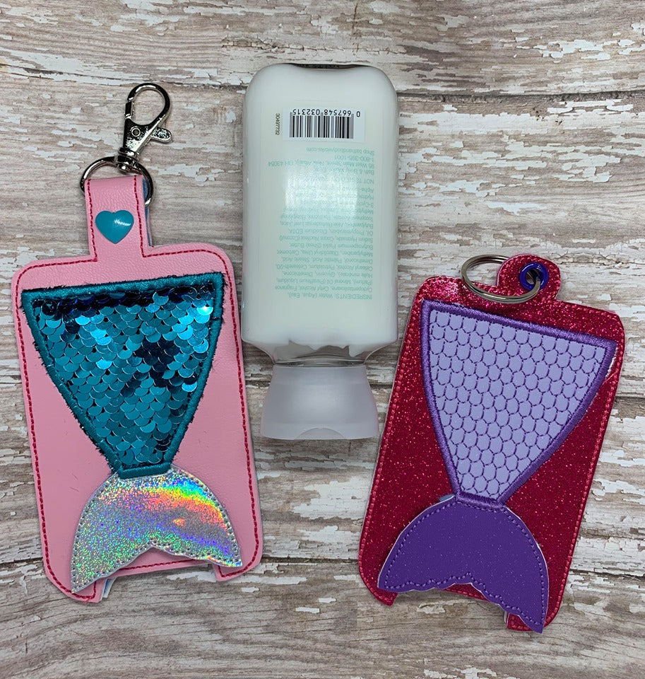 3D Mermaid Tail Hand Lotion Holder 5x7 included- DIGITAL Embroidery DESIGN
