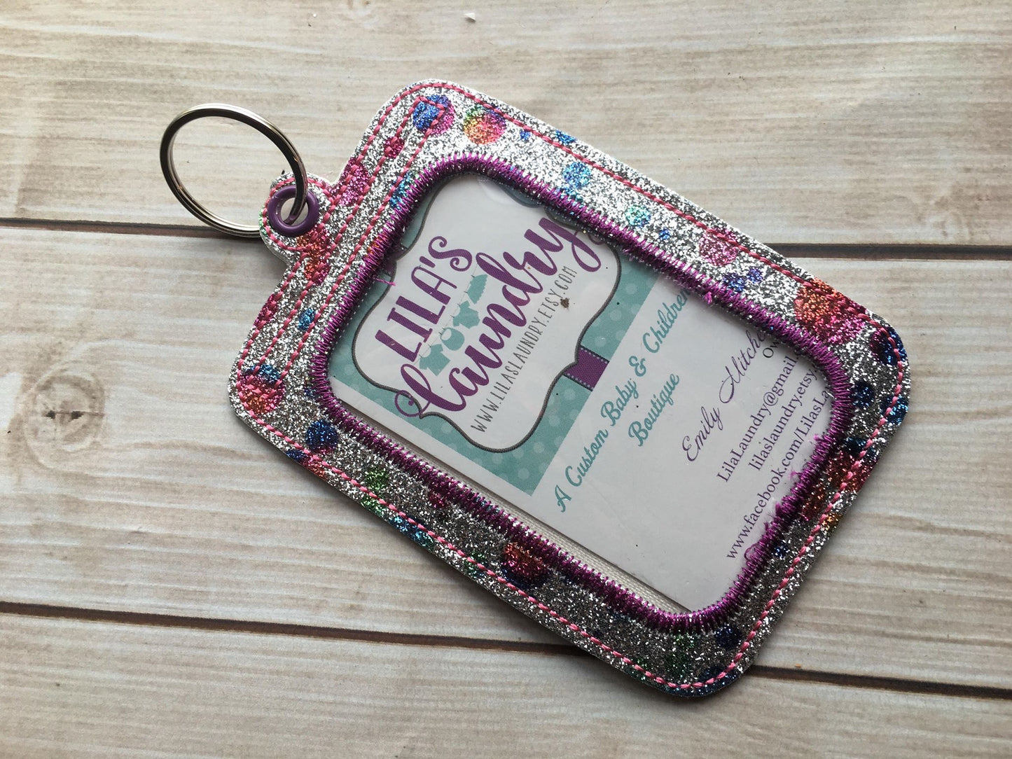 Vertical ID holders - Embroidery Design - DIGITAL Embroidery design