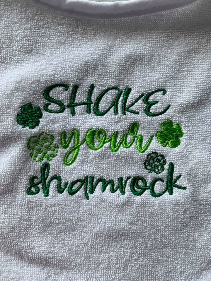 Shake your Shamrock 4x4 and 5x7 Digital Embroidery Design