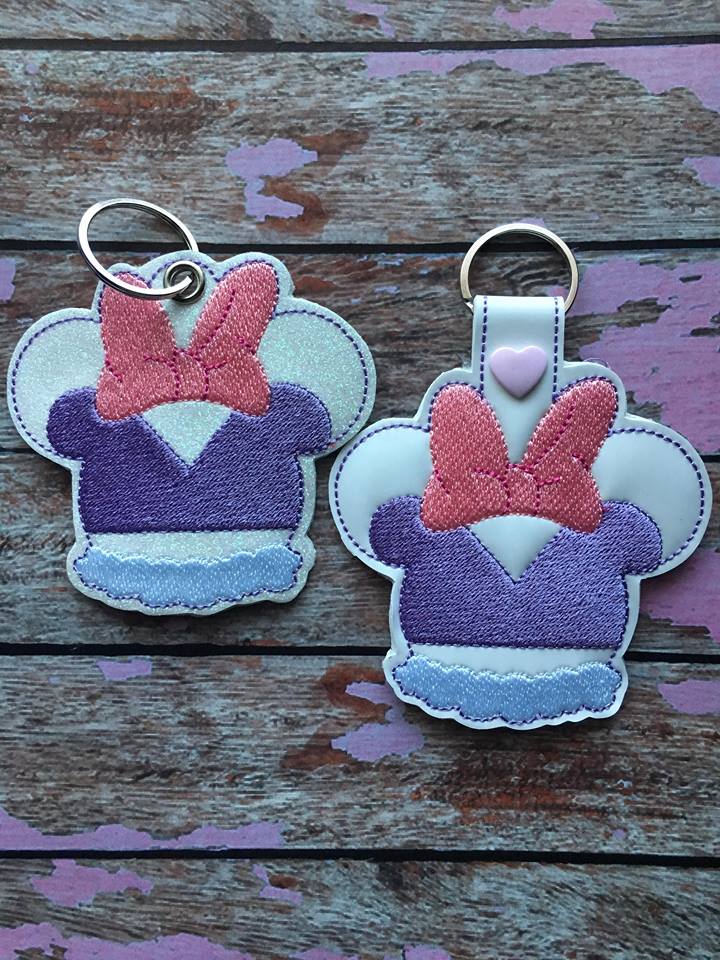 Duck Girl Mouse Fobs - Embroidery Design - DIGITAL Embroidery DESIGN