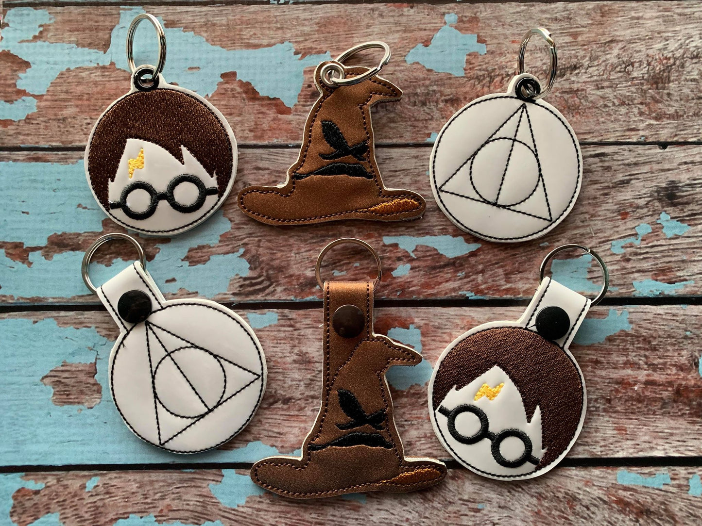 Wizard Fobs Set of 3 - Digital Embroidery Design