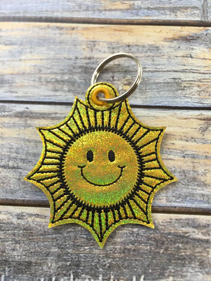 Sunshine Fobs - Embroidery Design - DIGITAL Embroidery DESIGN