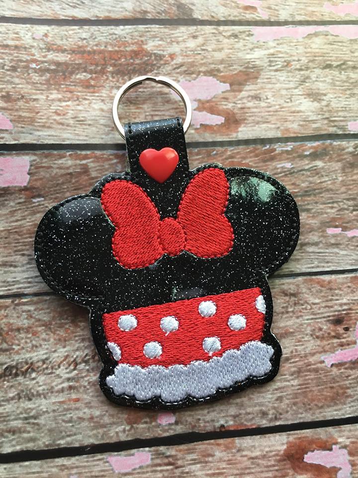 Miss Mouse Fobs - Embroidery Design - DIGITAL Embroidery DESIGN