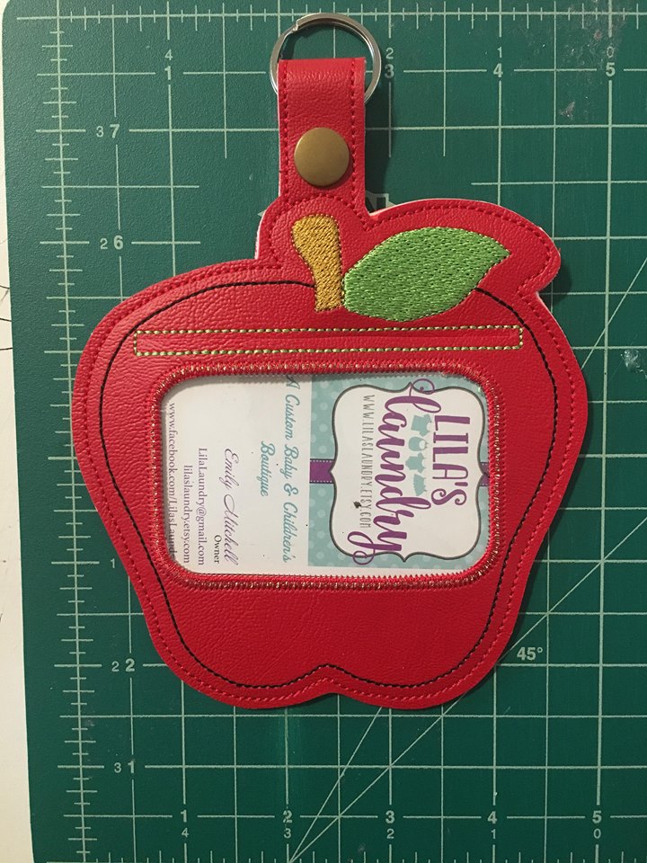 Apple ID Holders 5x7 only - Digital Embroidery Design