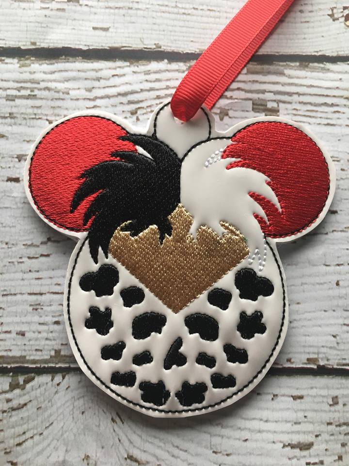 Cruel Villain Ornament - Digital Embroidery Design